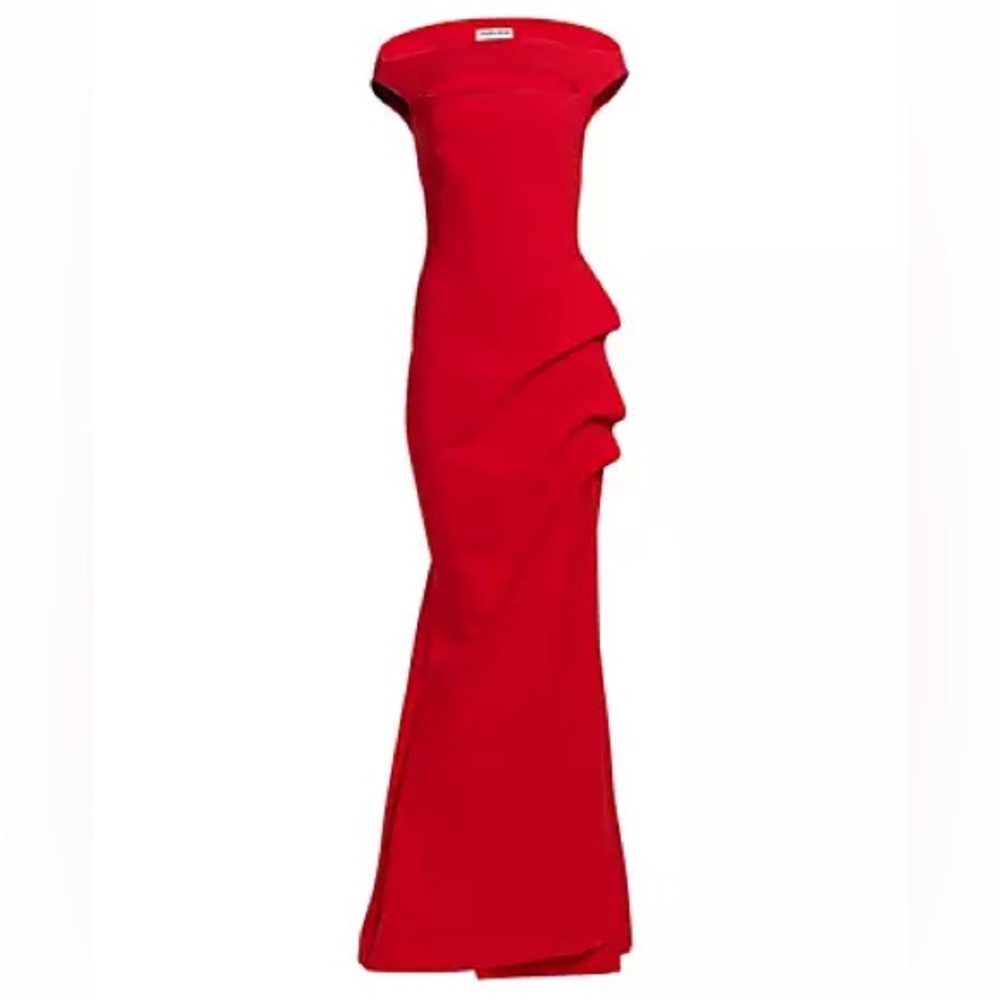 Chiara Boni Melania Off-The-Shoulder Gown - Size 2